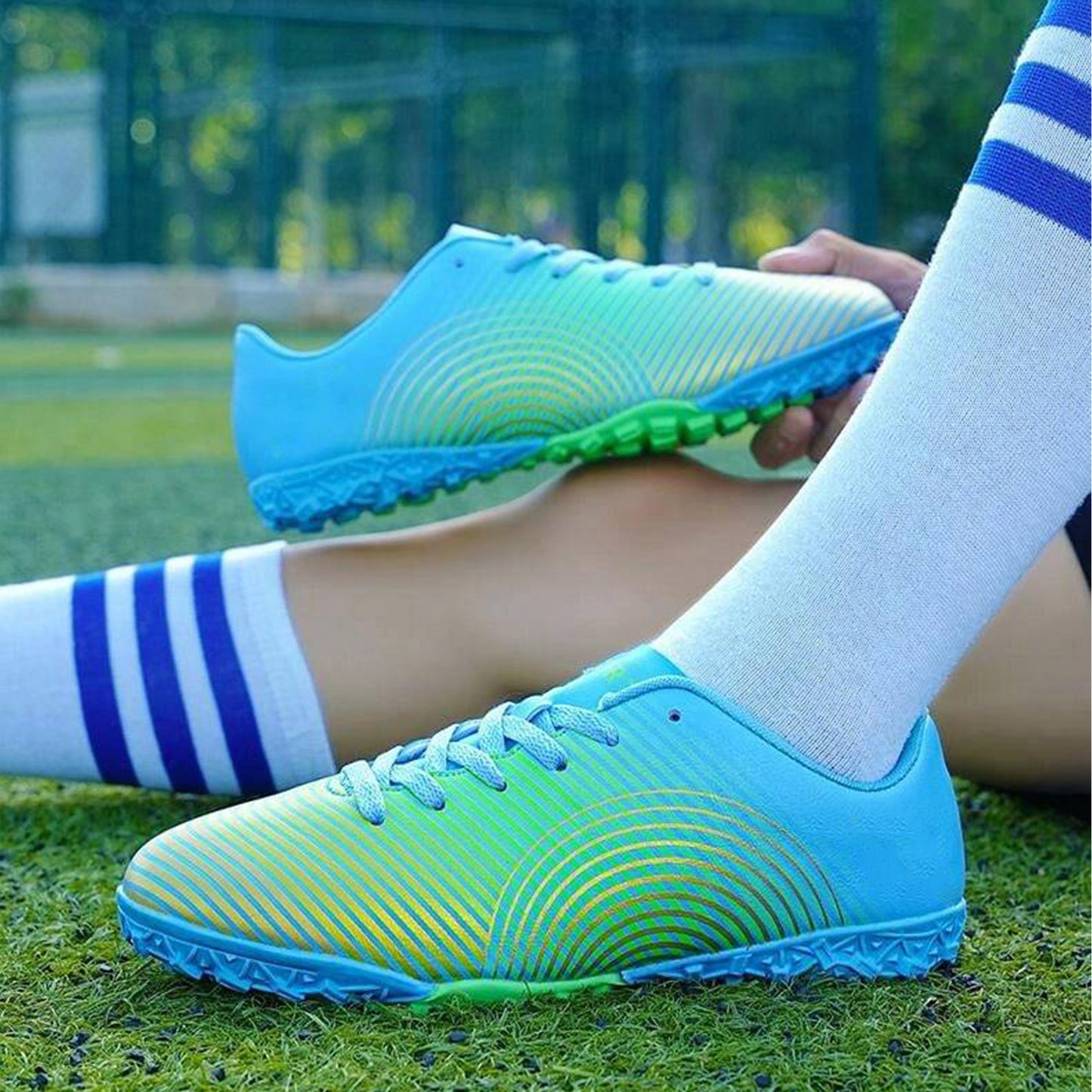 pibes boutique Men Turf Football Shoes Indoor Soccer Shoes