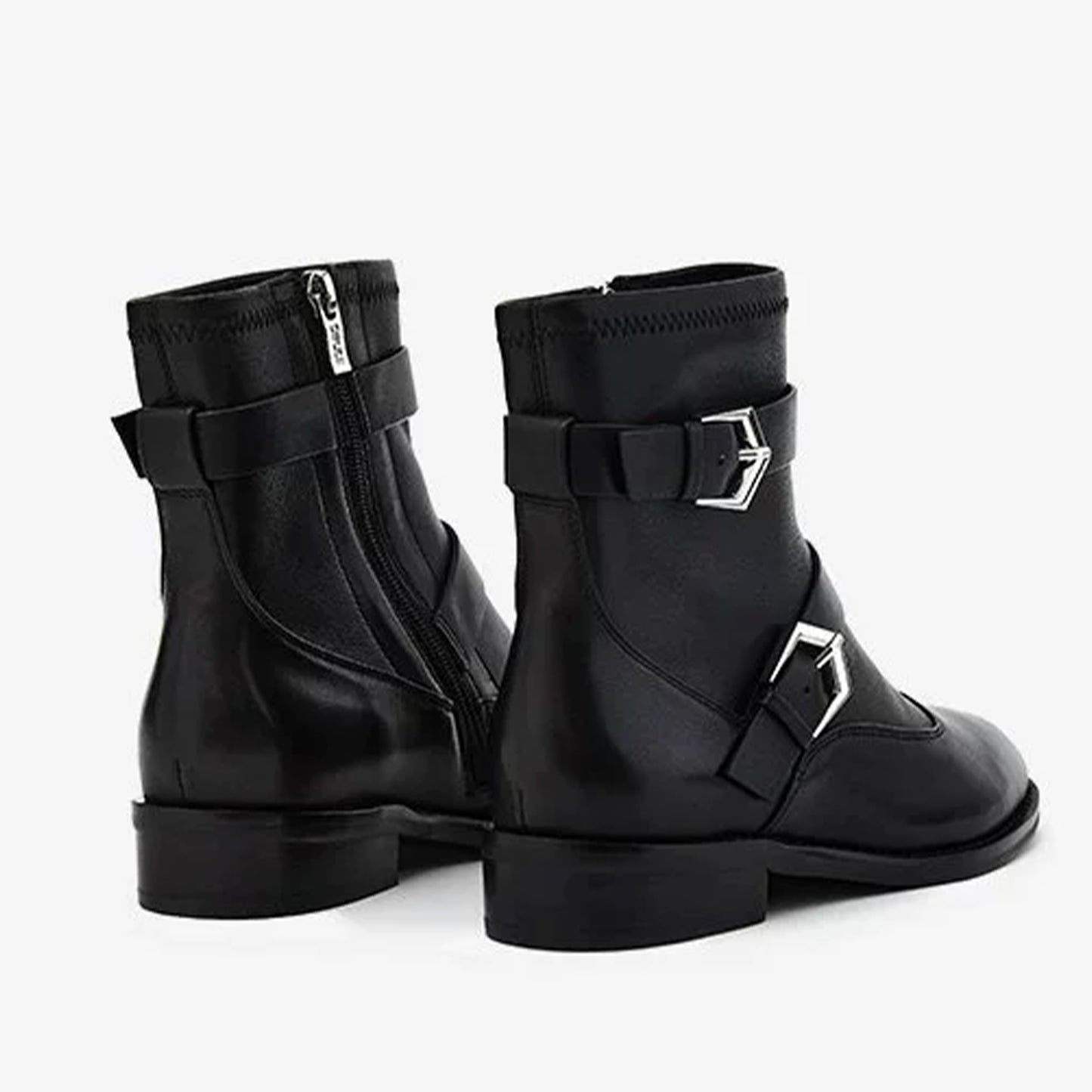 ousadia Women Black Ankle Boots Stylish Booties