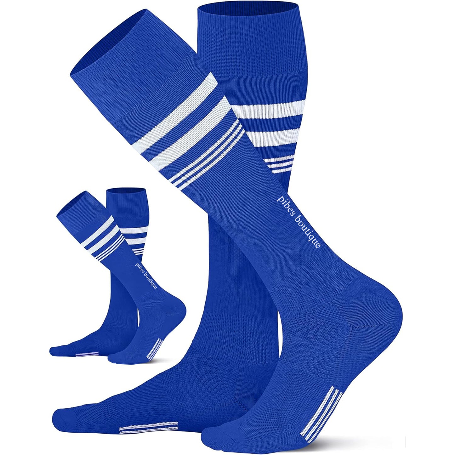 pibes boutique Kids Youth Adult Athletic Soccer Socks