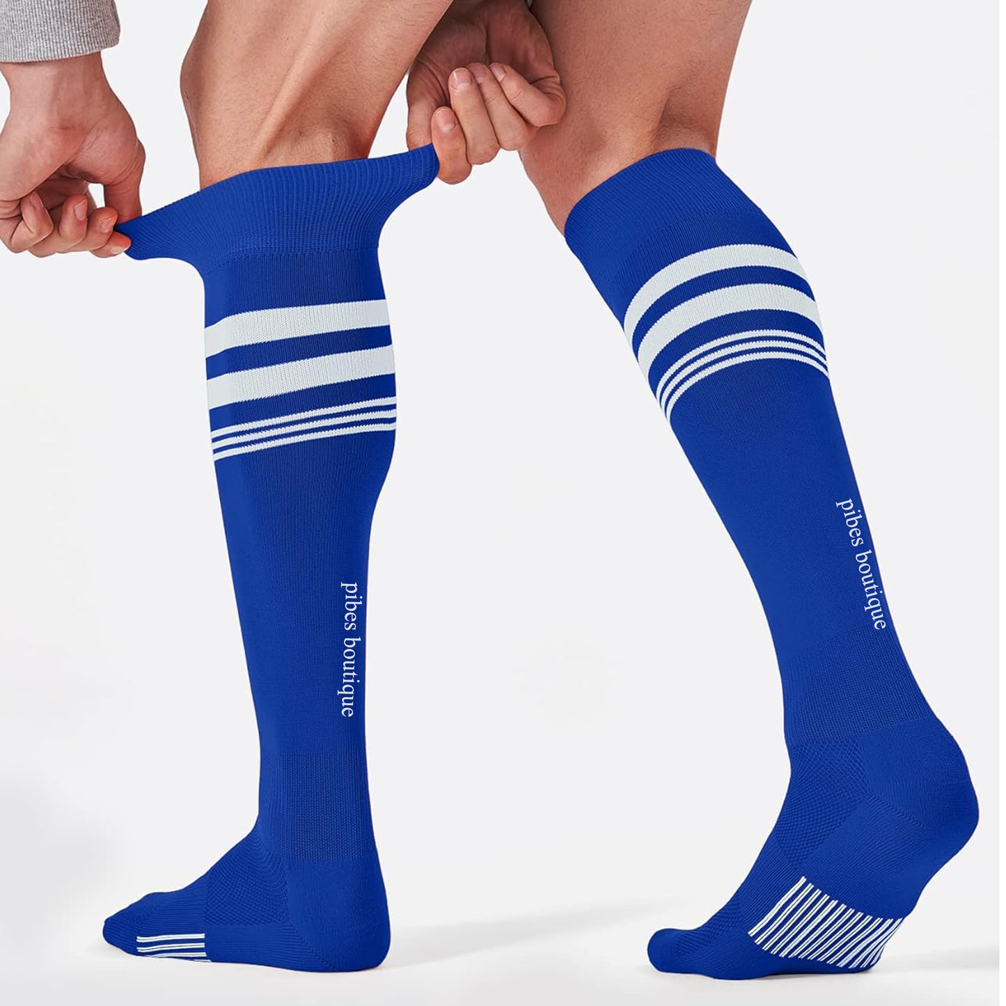 pibes boutique Kids Youth Adult Athletic Soccer Socks